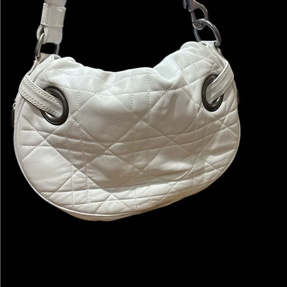 Christian Dior Quilted Single Flap Shoulder Bag – Vintage 2003, Made in Italy - Picture 5 of 16